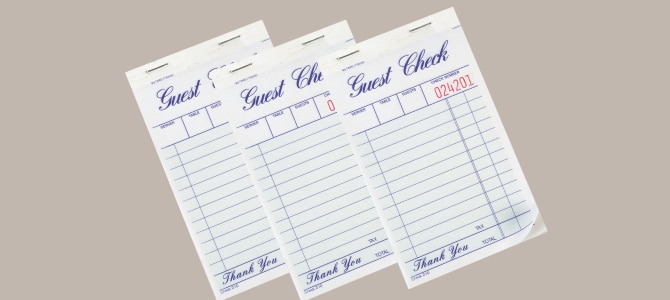 Guest Checks